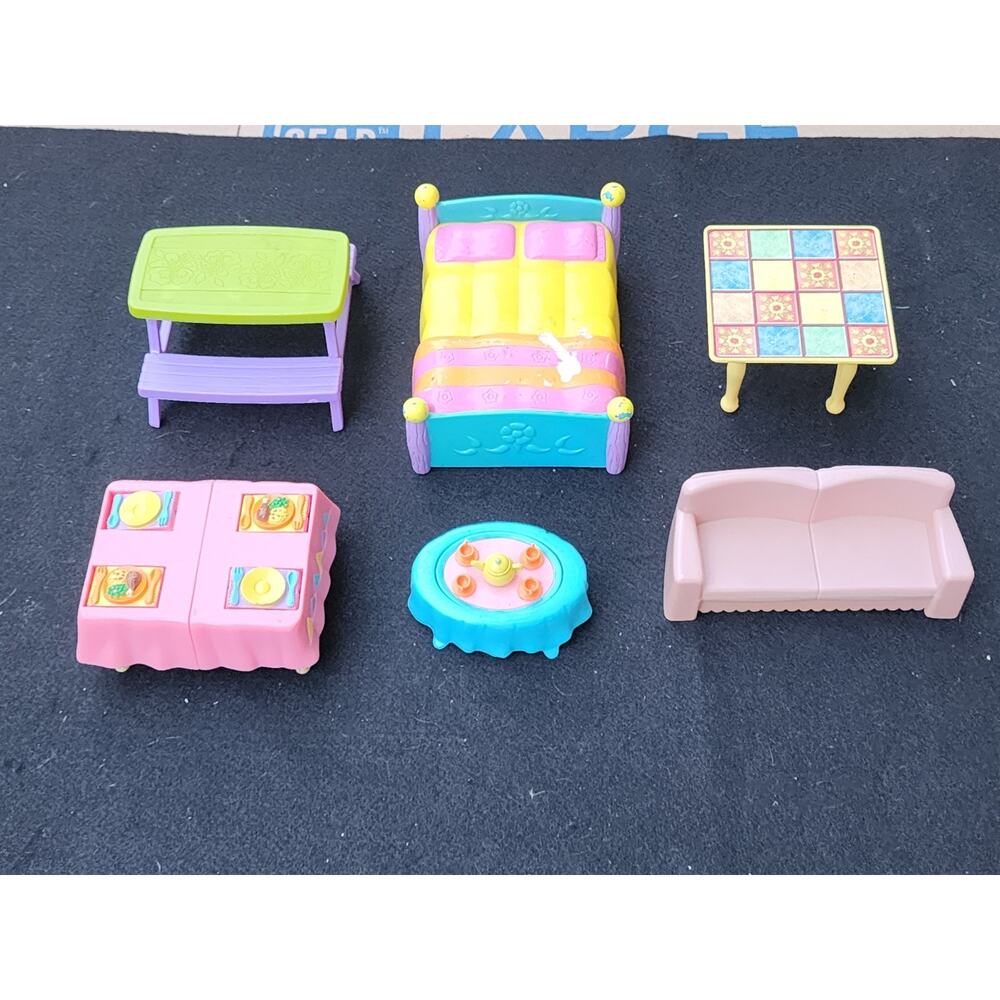 Dora The Explorer Pop Up Talking Doll House 2003 Replacement Furniture READ